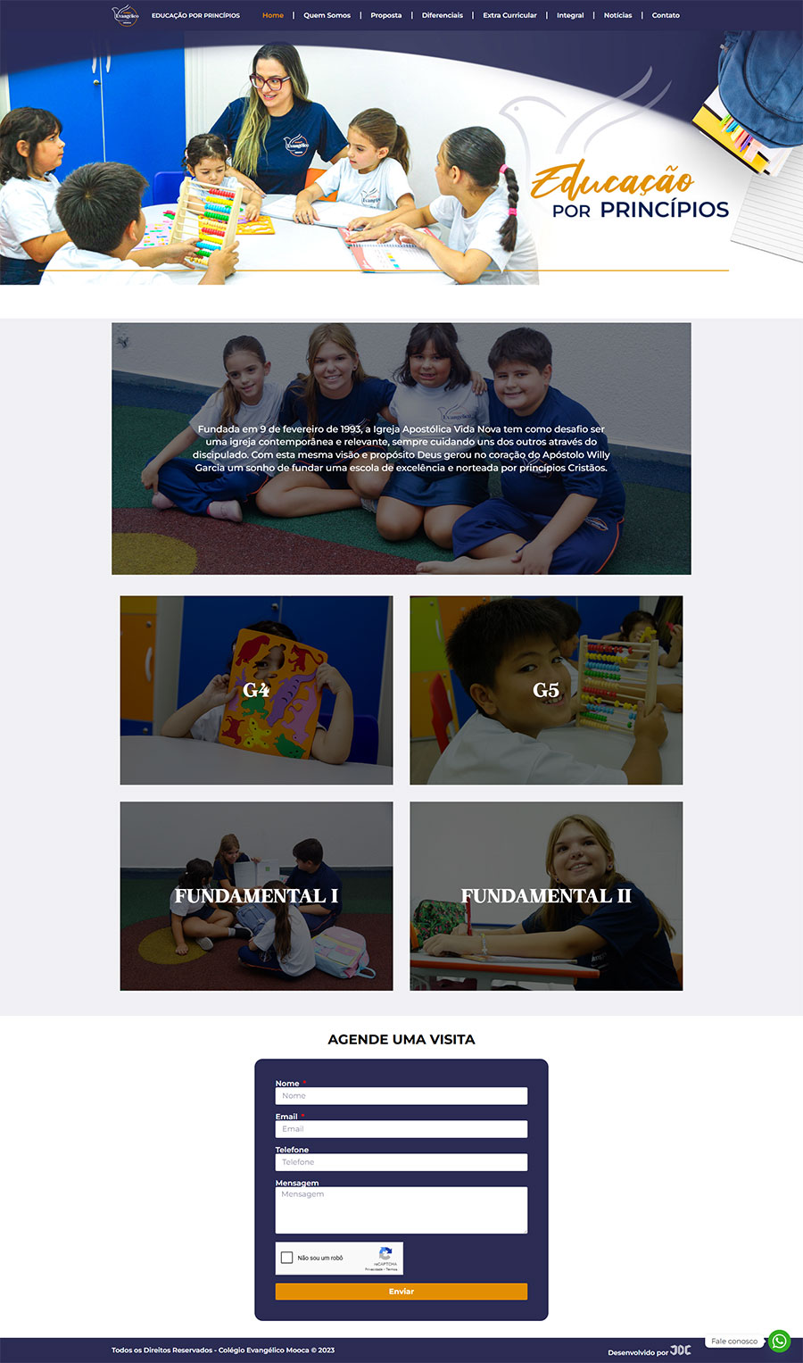 jabes davi cabral site institucional colegio evangelico mooca