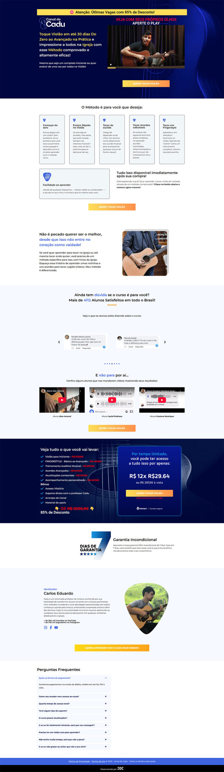 jabes davi cabral site landing page canal do cadu scaled
